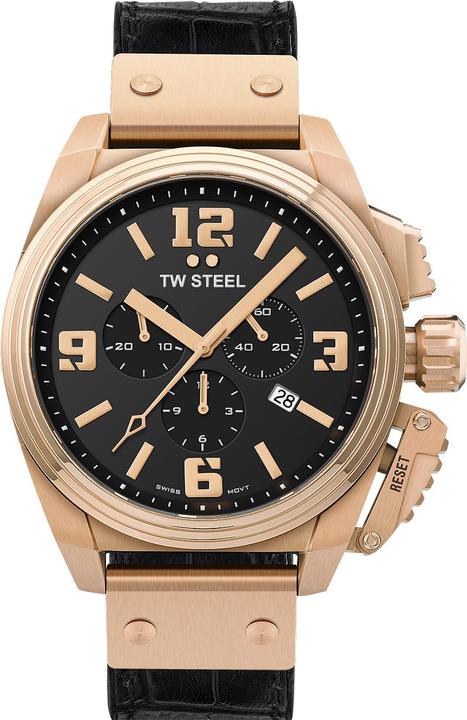 Image du produit TW-Steel TW1014 Canteen Chronographe Edition limitée 46mm 10ATM (Chronographe)