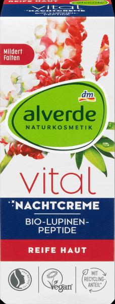 Image du produit dm alverde Crème de nuit Vital Peptides de lupin bio (Crème de nuit)