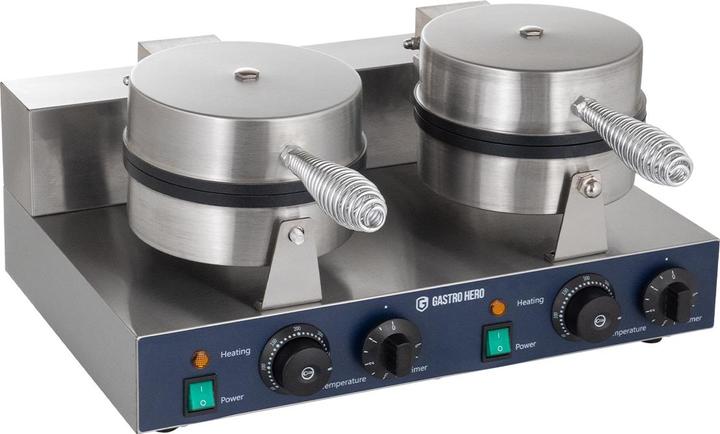 Image du produit Gastro Hero Gaufrier rond, double