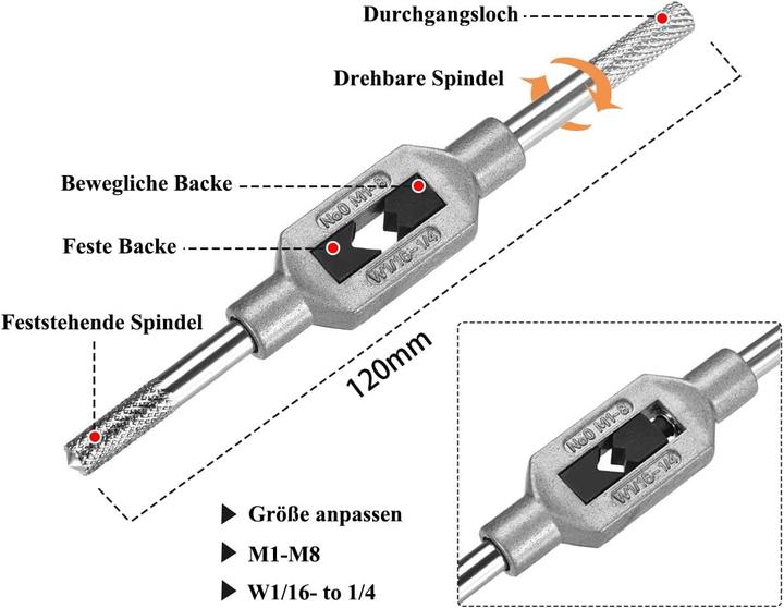 Image du produit Saipor 10-teiliges Gewindebohrer Set