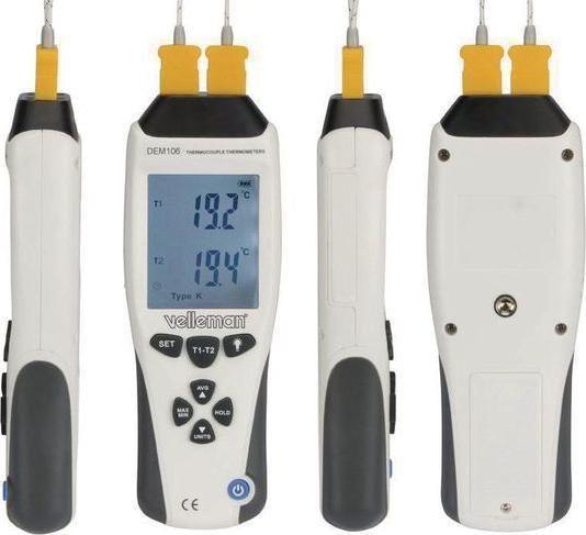Actual product image Velleman DEM106 Digital Thermometer