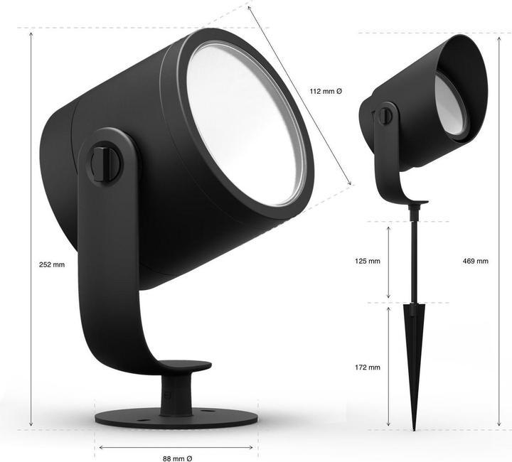 Image du produit Philips Hue Lily XL (1050 lm, IP65)