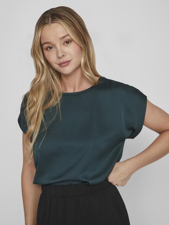 Actual product image Vila Round neckline top with short sleeves (42)