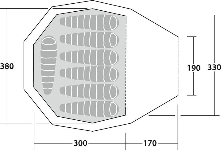 Actual product image Robens Fairbanks Grande (Dome tent, 13.50 kg, 7 persons)