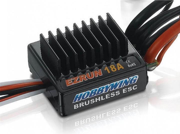 Actual product image Hobbywing Ezrun BL ESC 18A SL 1/18