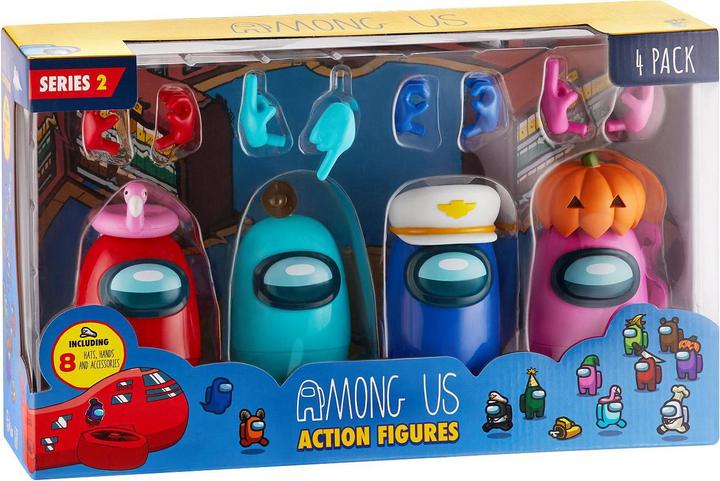 Actual product image Among us Actionfigures - 4-pak - Box with Windows S2 (6230AU)