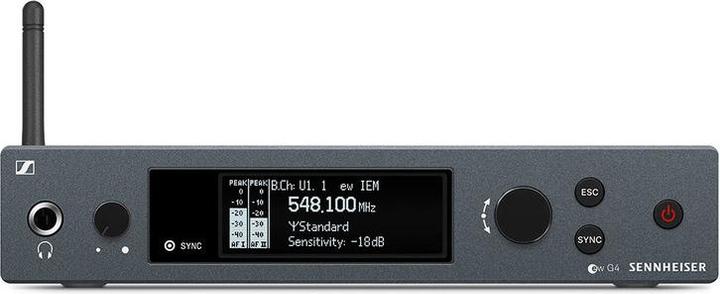 Immagine prodotto Sennheiser Set EW IEM G4-TWIN-A1 per sistemi di monitoraggio wireless 470 - 516 MHz LED (Pellicola di protezione dello schermo)