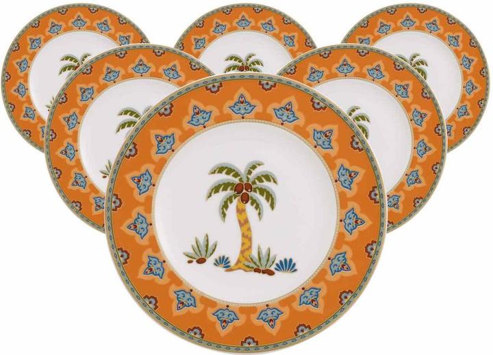 Villeroy & Boch Multipack Samarkand Mandarin Brotteller - 6 Stück (6 x, 16.40 cm)