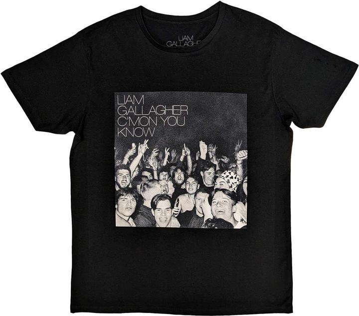 Actual product image Liam Gallagher Unisex Adult C'mon You Know Cotton T-Shirt (L)
