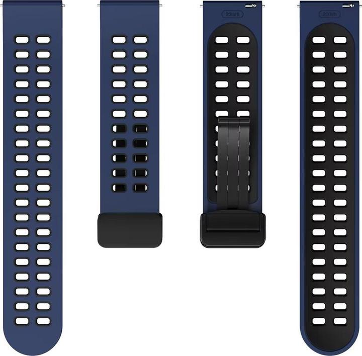 Immagine prodotto Cbx Pure Silikon Uhrenarmband mit magnetischer Faltschliesse 22mm (22 mm, Silicone)