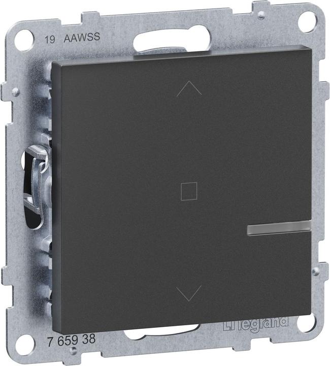 Legrand Seano with Netatmo 765938 Interrupteur pour volets roulants Anthracite