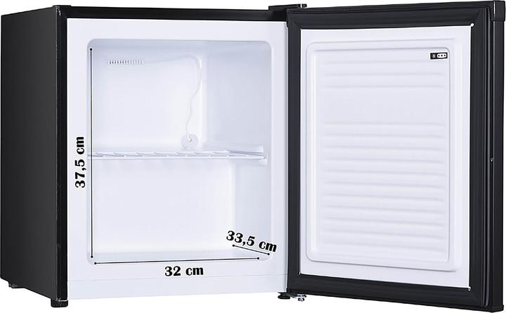 Actual product image Primo PR148DV Mini Vriezer - Diepvries Small - Vrijstaand - 33L - D - Zwart (Stand-alone, 33 l)