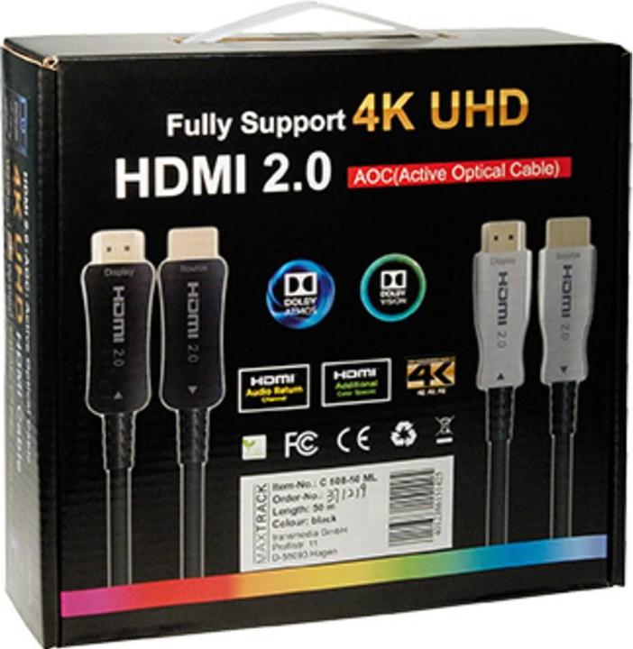 Image du produit Transmedia HDMI (Typ A) — HDMI (Typ A) (50 m, HDMI)