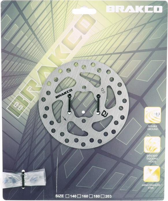 Produktbild Brakco Bremsscheibe für Elektrotrottinett (120 mm)