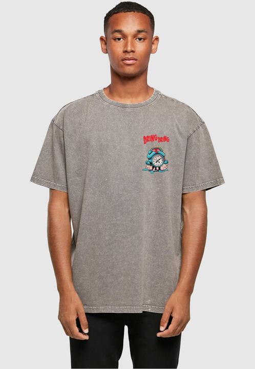Actual product image Merchcode ALARM CLOCK Comic Acid Washed Oversized Tee - 113035 (M)
