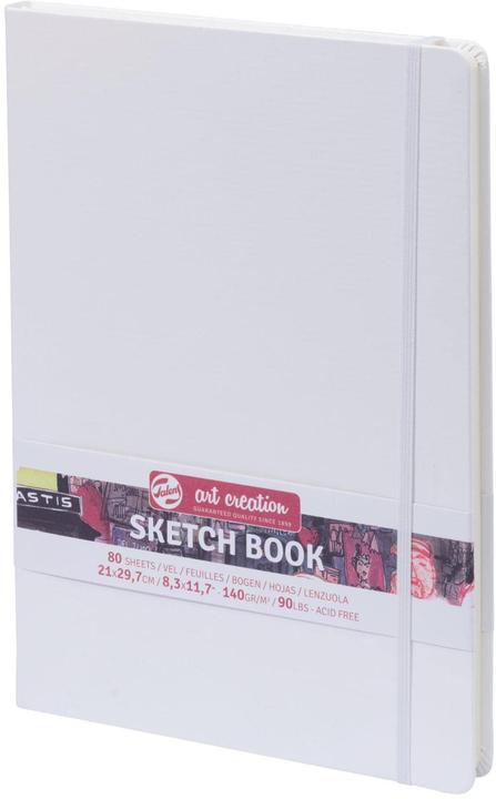 Actual product image Talens Sketchbook 21x29,7 white (A4, Hardcover)