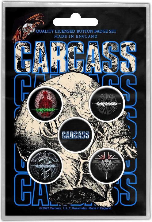 Image du produit Universal Textiles Set de badges Necro Head (pack de 5)