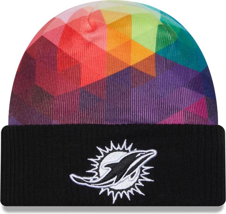 Actual product image New Era NFL Winter Cap - CRUCIAL CATCH Miami Dolphins