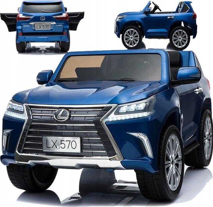 Image du produit Lean Toys Lexus DK-LX570 voiture électrique à deux places pour enfants, bleu laqué (12 V)