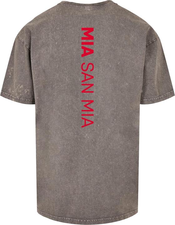 Actual product image FC Bayern München FC Bayern Red Acid Washed Heavy Oversize Tee - 115123 (XL)