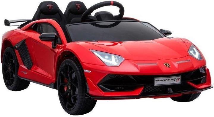 Produktbild Lean Toys Double electric car for children Lamborghini Aventador red