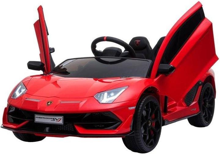 Produktbild Lean Toys Double electric car for children Lamborghini Aventador red