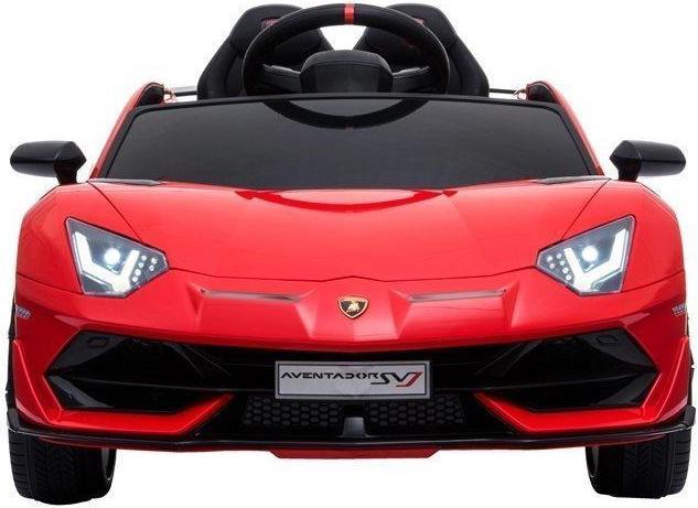 Produktbild Lean Toys Double electric car for children Lamborghini Aventador red