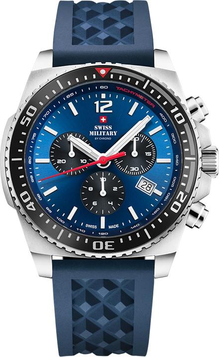 Immagine prodotto Swiss Military SM34093.06 Cronografo sportivo 45mm 10ATM (Cronografo, 45 mm)