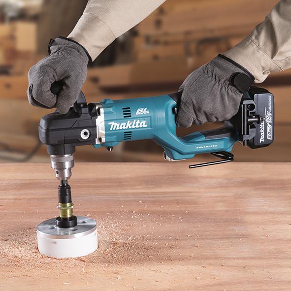 Image du produit Makita Perceuse d'angle sans fil 18V DDA450ZK (Fonctionnement sur batterie)