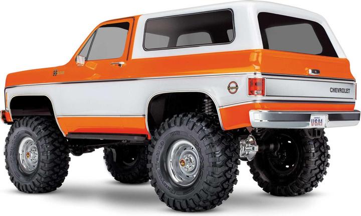Actual product image Traxxas TRX-4 79 Chevy Blazer orange/white 1/10 Crawler RTR Brushed, Clipless, without battery and charger (RTR Ready-to-Run)