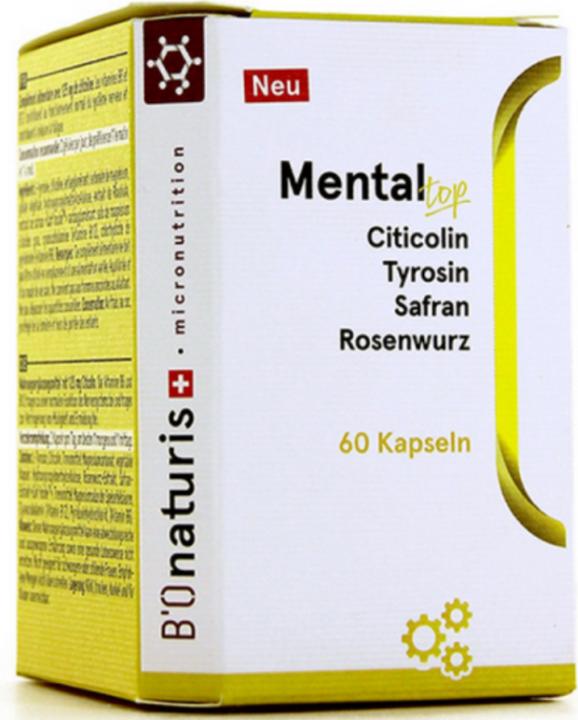 B'Onaturis BIONATURIS Mental Top Kaps Ds 60 (60 Stück, Kapseln, 70 g)