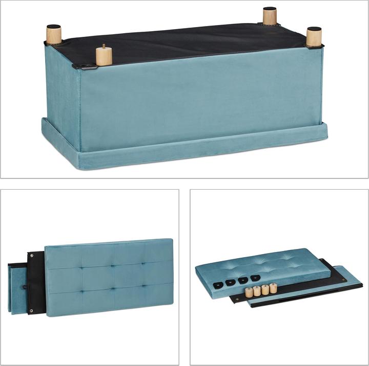 Actual product image Relaxdays Chest with tray (76 cm)