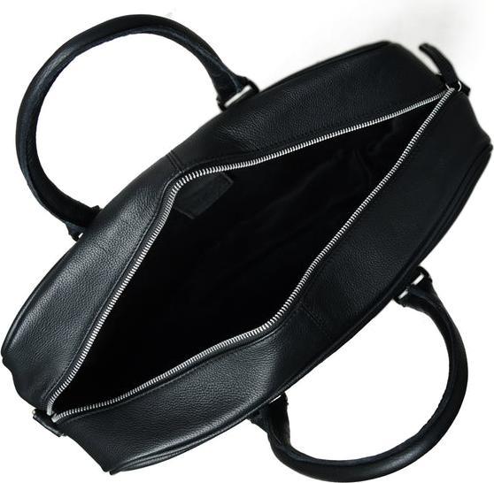 Actual product image Only-Bags.Store Texas black leather briefcase