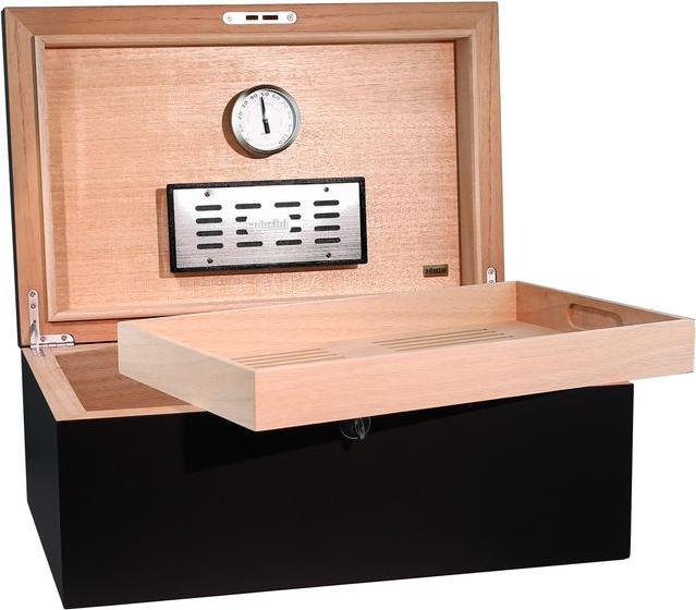 adorini Humidor Black Basic L