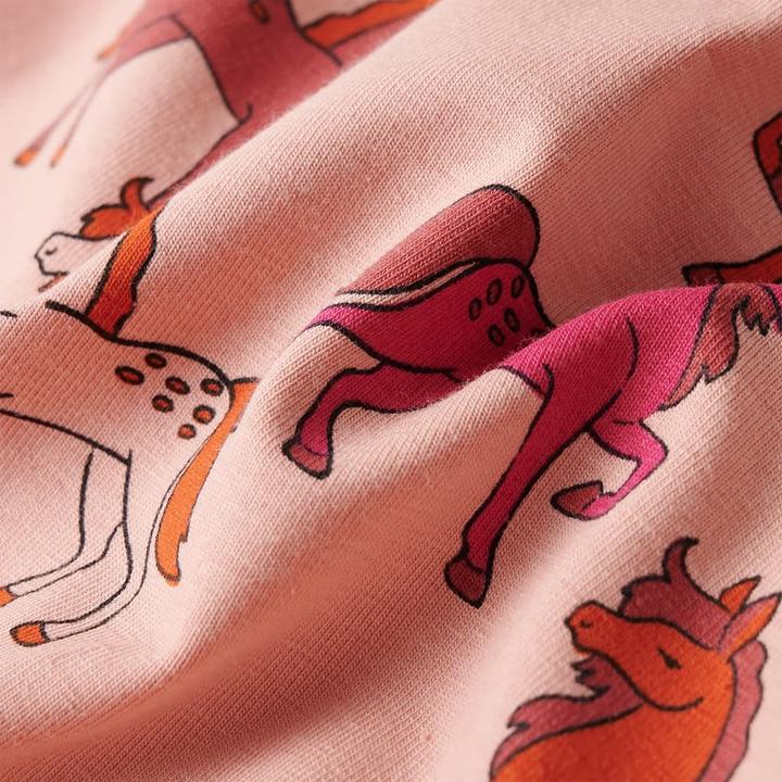 Produktbild VidaXL Kinderpyjama mit Langen Ärmeln Hellrosa 104,Material: 95 (104)