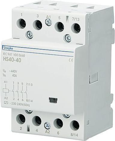 Produktbild Doepke Inst.Schütz HS40-40/230V 4S 40A 230V HS40-40/230V