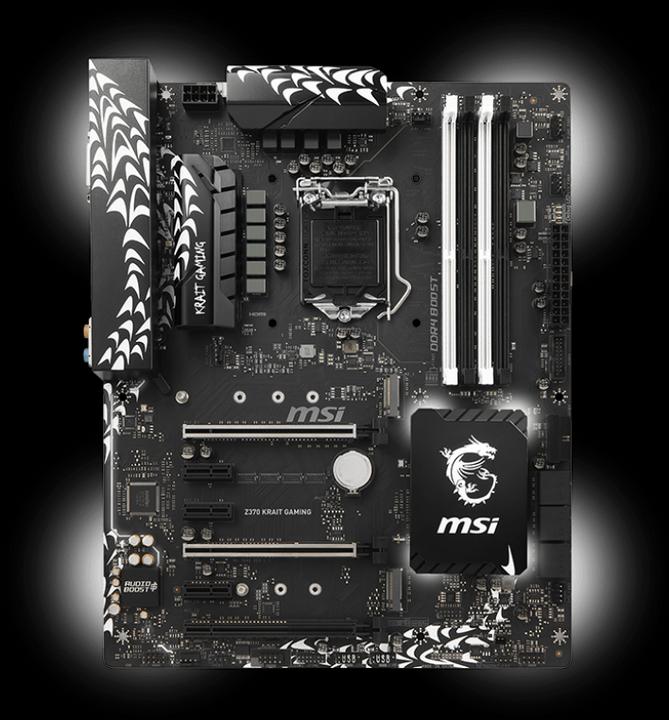 Actual product image MSI Z370 Krait Gaming (LGA 1151, Intel Z370, ATX)