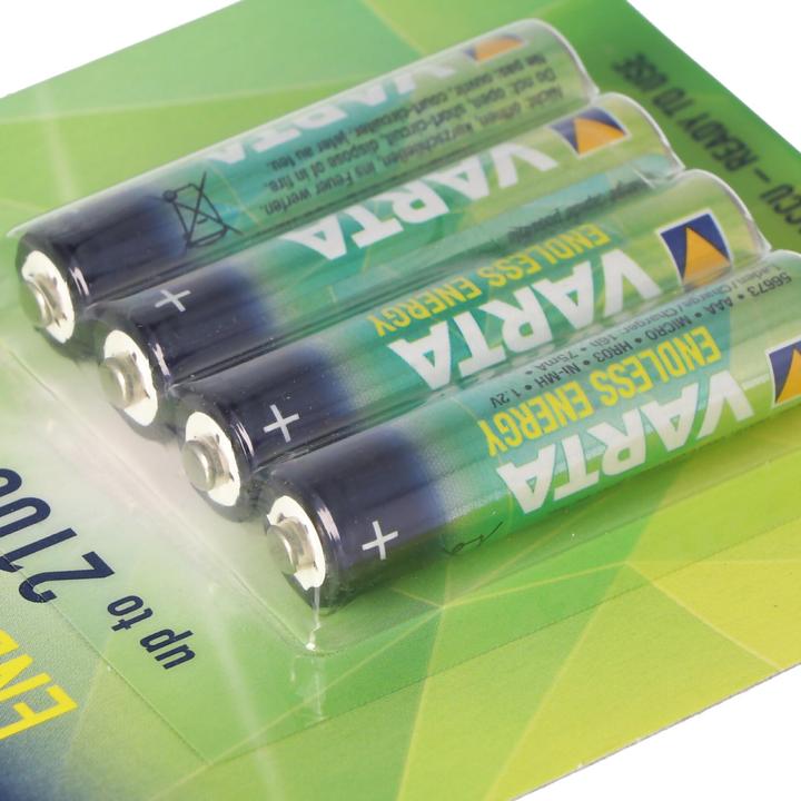 Produktbild Varta Recharge Accu Endless (4 Stk., AAA, 750 mAh)