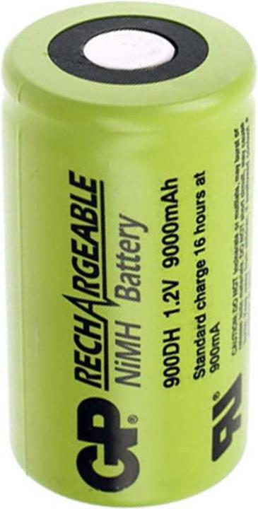 Actual product image GP Batteries Mono (D) rechargeable NiMH GP900DH 1.2 V 1 pc (900DH, D) (1 pcs., D, 9000 mAh)
