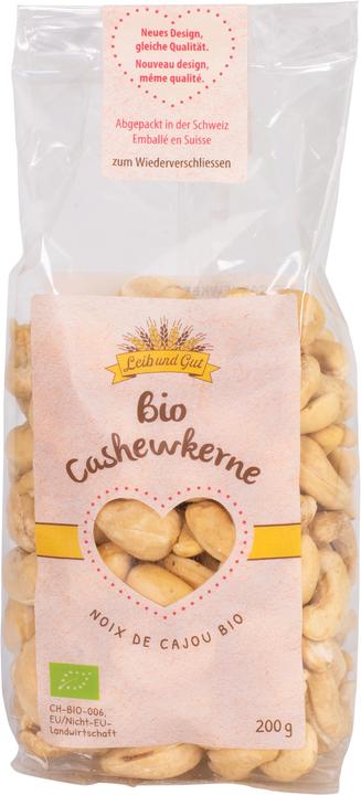 Image du produit Leib und Gut Noix de cajou bio 200 g (200 g)