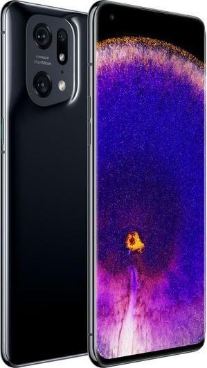 Actual product image OPPO Find X5 Pro (256 GB, Glaze Black, 6.70", Hybrid Dual SIM + eSIM, 50 Mpx, 5G)