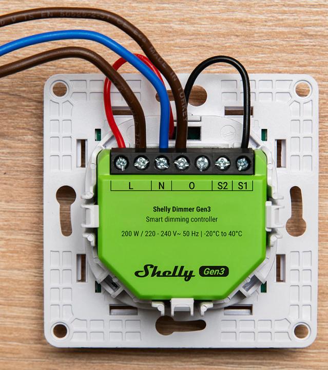 Productafbeelding Shelly Dimmer Gen3 (Dimbare actuator)