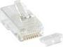 Produktbild RJ45 (8P/8C) CAT5E modulaire connector for round cable with solid or standed conductors. Unit: B (Netzwerkkabel Stecker)