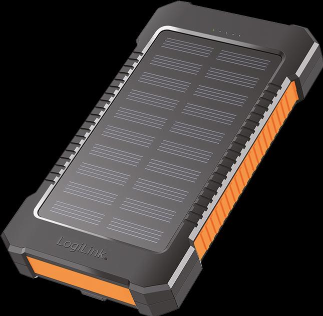 Actual product image LogiLink Solar-Powerbank (6000 mAh, 12 W)