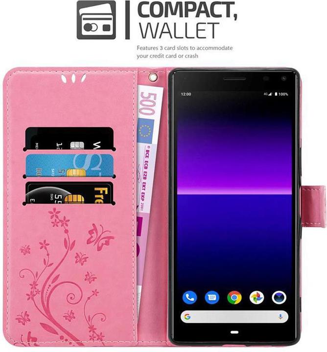 Produktbild Cadorabo Flower Book Cover (Sony Xperia 8)