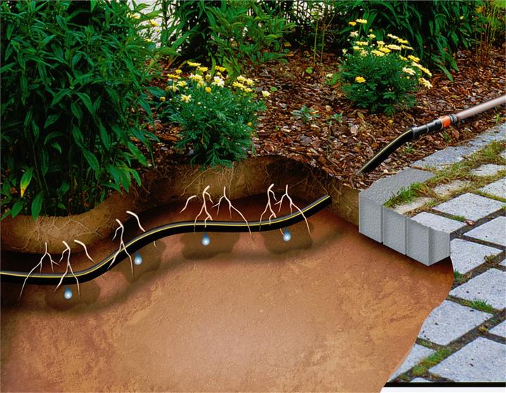 Produktbild Gardena Erweiterung Tropfrohr unterirdisch (Tropfschlauch + Tropfrohr)