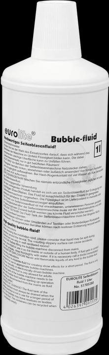 Actual product image Eurolite Bubble fluid 1l (Bubble machine)
