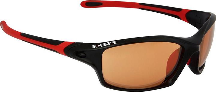 Black matt/red