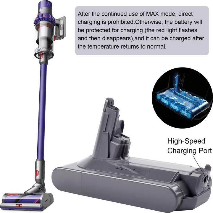 Produktbild Acconic Akku 2500mAh für Dyson V10 V10 Animal V10 Absolute 969352-02