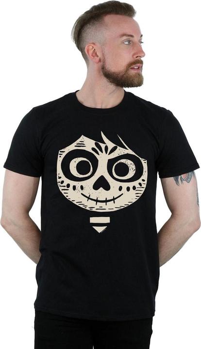 Actual product image Disney Mens Coco Miguel Skeleton Face T-Shirt (XXL)